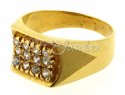 Click here to View - 22 Kt Gold Mens Signity Ring 