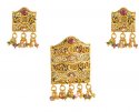 Click here to View - 22K Antique Pendant Set 