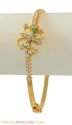 Gold Bracelet with Diamond, Emeralds - Click here to buy online - 3,173 only..