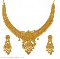 Click here to View - 22K Gold Designer Necklace 