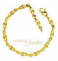 22K Gold Indian Bracelet - Click here to buy online - 375 only..