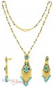 22K Gold Designer Necklace Set