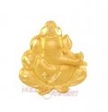 Gold Ganesh Pendant - Click here to buy online - 243 only..