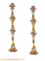 22k Designer Long Earrings - Click here to buy online - 1,985 only..
