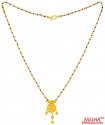 22k Gold  Mangalsutra - Click here to buy online - 609 only..