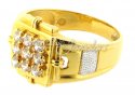 22 Kt Gold Mens Signity Ring - Click here to buy online - 316 only..