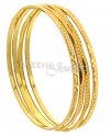22Kt Gold Bangles - Click here to buy online - 1,369 only..