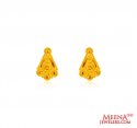 22K Traditional Gold Earrings - Click here to buy online - 202 only..