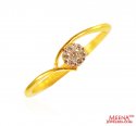 22Kt Gold CZ Ring - Click here to buy online - 147 only..