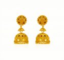 22 kt Gold Jumki Earrings - Click here to buy online - 1,876 only..