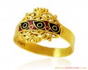 22k Fancy Gold Meena Ring - Click here to buy online - 433 only..
