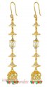 22Kt Gold Long Earrings - Click here to buy online - 580 only..