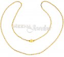 22 Kt Gold Fancy Chain - Click here to buy online - 453 only..