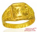 22 Karat Gold Mens Ring - Click here to buy online - 498 only..