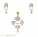 Click here to View - Signity Two Tone pendant set 