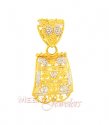 Gold Fancy Pendant - Click here to buy online - 157 only..