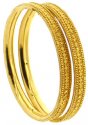 22Kt Gold Bangles - Click here to buy online - 1,026 only..