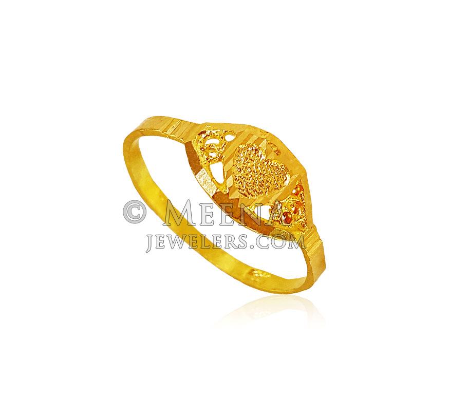 22KT Gold Baby Girl Ring BjRi22407 22KT Gold Baby Girl Ring. Ring