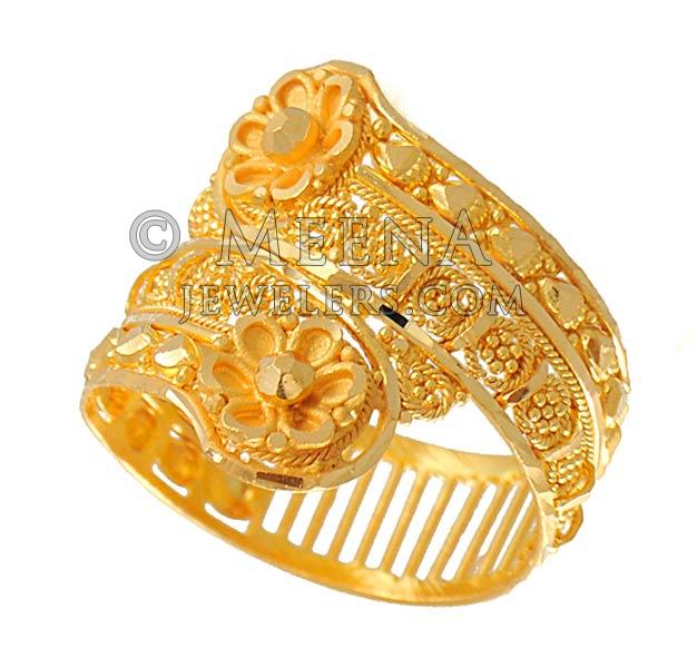 Designer Ladies Gold Ring RiLg4364 22KT Gold Ladies ring with