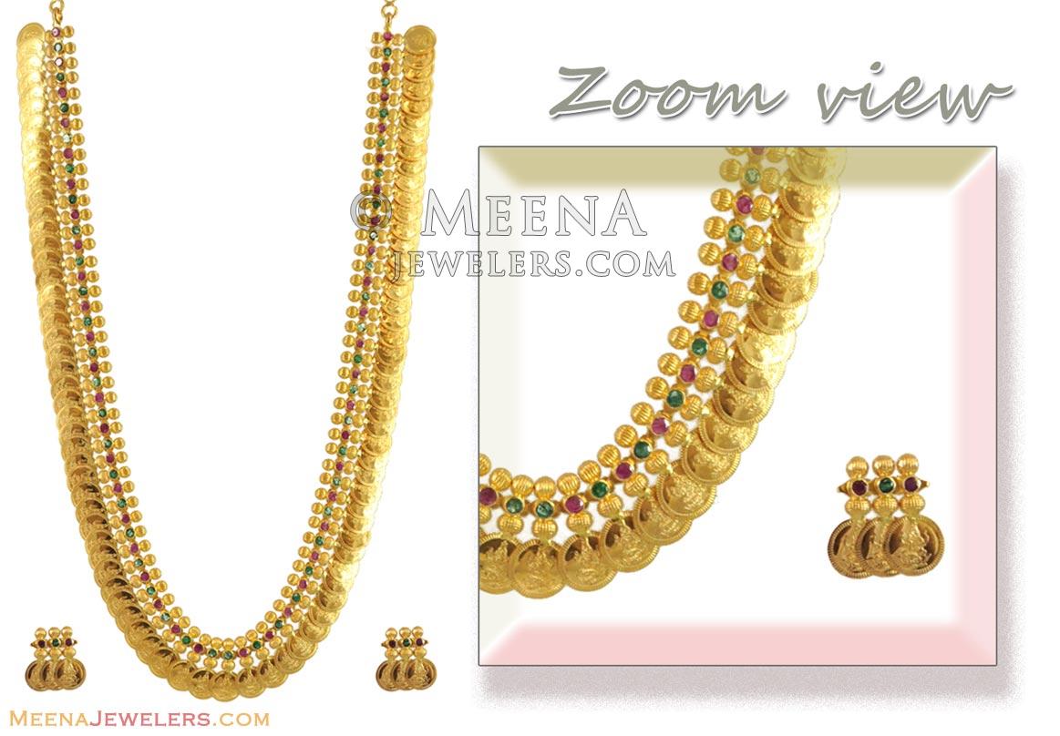 kasu mala with stones