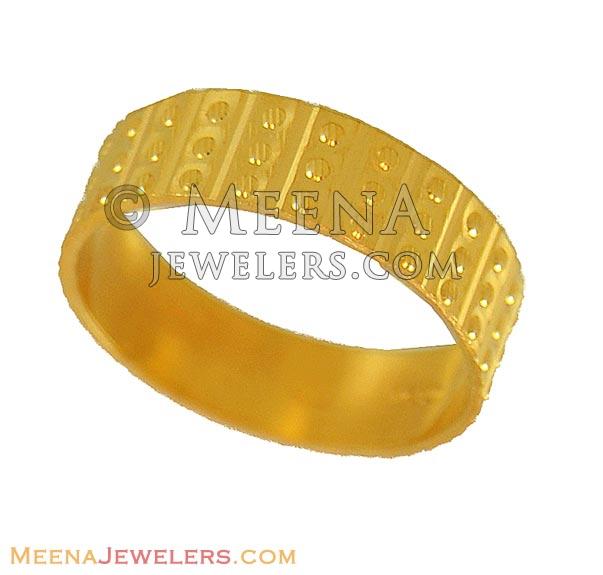 Plain Gold Wedding Band RiWb9112 Plain Gold Wedding Band with