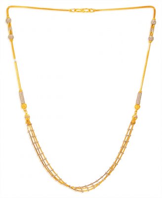 22Karat Gold Designer Chain ( 22Kt Gold Fancy Chains )