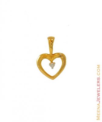 Diamond Heart Pendant ( Diamond Pendants )