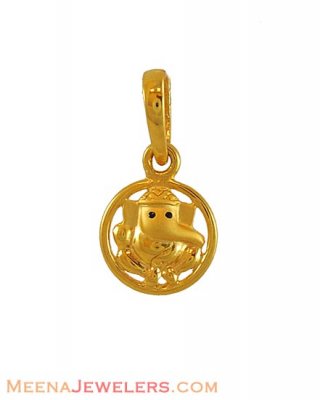22K Lord Ganesha Pendant ( Ganesh, Laxmi and other God Pendants )