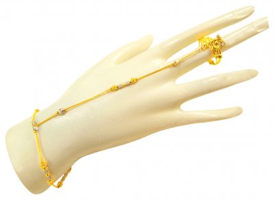 22K Gold Beautiful Panja (1PCs) ( Ladies Bracelets )