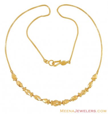 Yellow Gold Chain (22K) ( 22Kt Gold Fancy Chains )