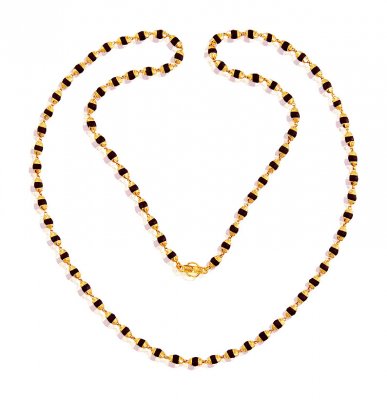 22K Holy Tulsi Mala 26In ( 22Kt Long Chains (Ladies) )