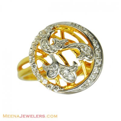 22K Fancy Ring ( Ladies Signity Rings )