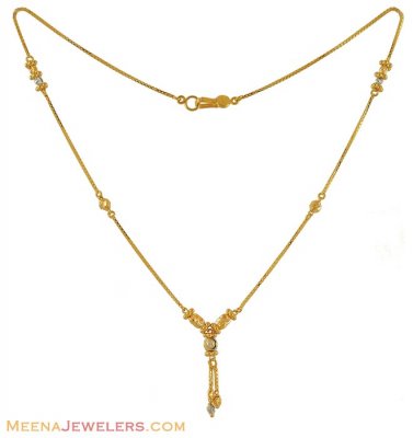 22Kt Gold Chain (two tone) ( 22Kt Gold Fancy Chains )
