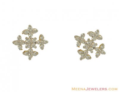 Genuine Diamond Earrings ( Diamond Earrings )