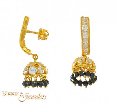22Kt Gold Fancy Earrings ( 22Kt Gold Fancy Earrings )
