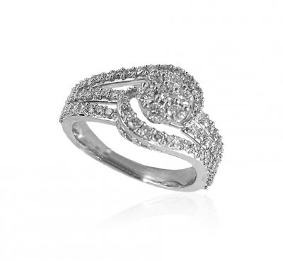 18K White Gold Diamond Ring ( Diamond Rings )