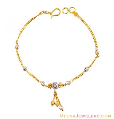 Indian Gold Bracelet (22K) ( Ladies Bracelets )