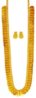 22kt Gold Long Kasulaperu (Set) ( 22 Kt Gold Sets )