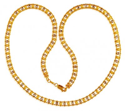 22k Gold  Balls  Chain ( 22Kt Gold Fancy Chains )