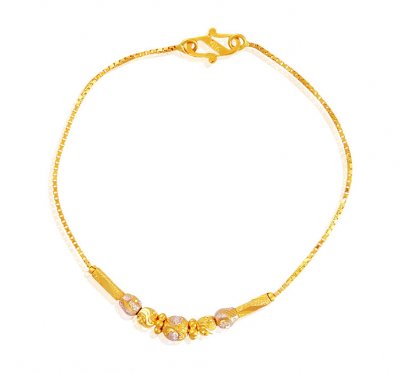 Gold Bracelet 22K ( Ladies Bracelets )