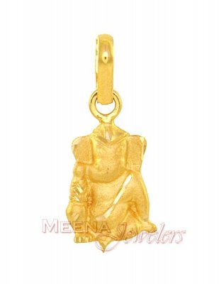Ganesh Pendant (22K Gold) ( Ganesh, Laxmi and other God Pendants )