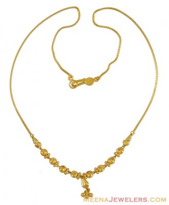 Indian Fancy Necklace (22K Gold) ( 22Kt Gold Fancy Chains )