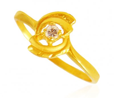 22k Gold Ring ( Ladies Signity Rings )