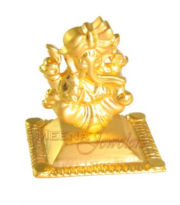 22K Gold Ganesh Murti ( Ganesh, Laxmi, Krishna and other Gods )