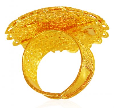 22K Gold Ring (Adjustable) ( Ladies Gold Ring )