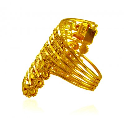 22k Yellow Gold Ladies Ring ( Ladies Gold Ring )