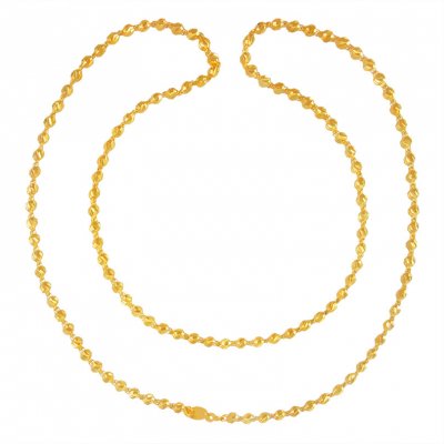 22kt Yellow Gold Balls chain ( 22Kt Long Chains (Ladies) )