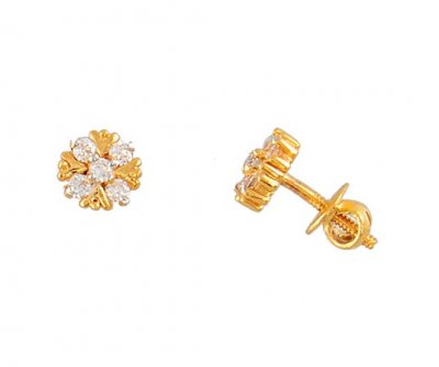 Signity Gold Earrings ( Signity Earrings )