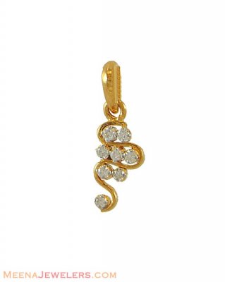Diamond Fancy Pendant (18K Gold)  ( Diamond Pendants )