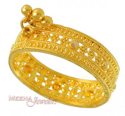 22Kt Ring with Dangling ( Ladies Gold Ring )